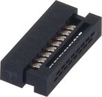 Verbindungsstück 16 Sockel WCON 1.27mm IDC Schwarzes 30%GF UL94V-0 ROHS Pin PBT