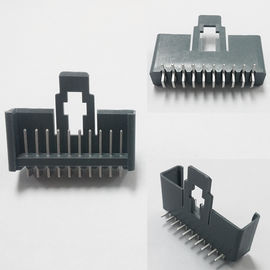 2.50mm Neigung 10 Oblaten-Wohnungs-Draht BAD Pin VORMONTIERTER zu Leiterplatten-Verbinder SN überzogen