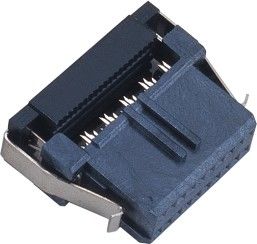 Phosphor-Bronze Sel Au/Sn WCON 1.27*2.54mm 2* 10 Pin Idc Connector LCP 30%GF UL94V-0