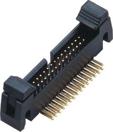 Klinken-Titels 1.27mm 40P PA9T des Schwarz-UL94V-0 des Ejektortitels rechtwinklige kurze Rohrverpackung