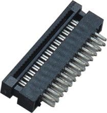 Stecker-Verbindungsstück 2*13P PBT 30%GF UL94V-0 Messing-Sel Au/Ni BAD WCON 1.27mm