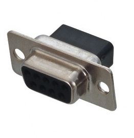 WCON D Shell Connector WCON dünnes HD/R der Frau-9 Pin Brass Sel Aus /Ni Schwarz-
