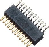 90° SMT 1 Millimeter-Neigung Pin-Titel-Verbindungsstück/einzelner Reihe Pin-Titel