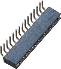 1.27mm 1*15P rechtwinkliges BAD WCON Verbindungsstück-weiblicher Runde Pin-Titel