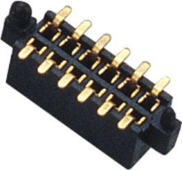 1.27mm Doppelreihe 180° SMT Pin-Titel-Verbindungsstück-Frau mit unterschiedlichem Posten und Metall