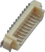 Neigung 02~15P 1.0AMP 180° SMT des Oblaten-Verbindungsstück-1.25mm PWB-Verbindungsstücke