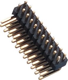 1,27 Millimeter Schwarzes UL94V-0 des BADES H=1.5 PA9T der rechtwinkligen hohen Temperatur Pin-Titels Plastik-