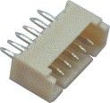 Männlicher Draht der Oblaten-1*6P zum Leiterplatten-Verbinder Unterkunft1.0amp 180°DIP