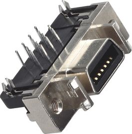 Weibliche BAD Computer Pin-Verbindungsstück-CEN-Art 1.27mm Legierungsquerharpune Zink-14P