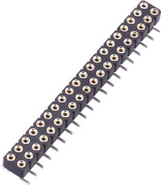 Gerades SMT, das ringsum Leiterplatten-Verbinder des Pin-Titel-2.00mm Stromkreis-2*20P zusammenpaßt