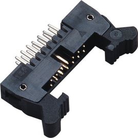 Verriegeln Sie Titel 2.00mm 2 * 7P 180°DIP Art Messinggoldblitz des Klinken-Titel-S