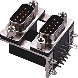 WCON D Shell Connector Right Angle 9 Art männliches Verbindungsstück-Doppelreihe Pin D