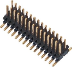 Neigungsverbindungsstück Stromkreisleiterplatten-verbinder Schwarzvergolden des Umweltschutzes 0,8