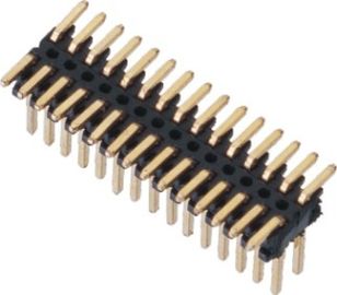Neigungsverbindungsstück Stromkreisleiterplatten-verbinder Schwarzvergolden des Umweltschutzes 0,8