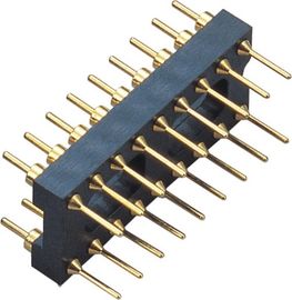 2.54mm IC Sockel-Verbindungsstück 20P ringsum Pin Header PWB-Platte H=3.0 Schwarzes ROHS