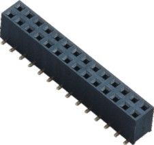 2.54mm weibliche Messingphosphor-bronze 3.0AMP des Titel-Verbindungsstücks PA9T