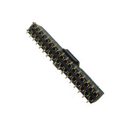 SMT-Art Pin Header Connector Females 2,54 Goldblitz ROHS der Neigungs-doppelter Reihen-H=7.1