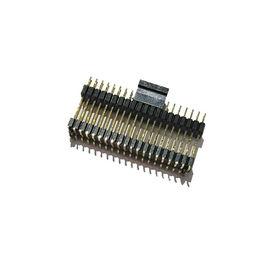 SMT-Art Doppelschwarzes ROHS Pin-Titel-Verbindungsstück-Doppeltes Plasitc reihen-PA9T