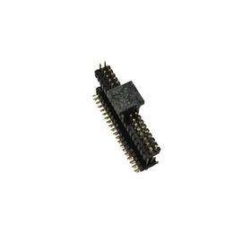SMT-Art Doppelschwarzes ROHS Pin-Titel-Verbindungsstück-Doppeltes Plasitc reihen-PA9T