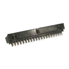 Gerader des PA9T-Schwarz-2,00 Blitz Kasten-Titel-14P H=6.4 Sel.Gold/Sn ROHS