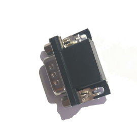 WCON D rechtwinklige Farbe Sel.1U“ Au/Sn ROHS des Subventions-Verbindungsstück-Schwarz-Mannhd/r 15P
