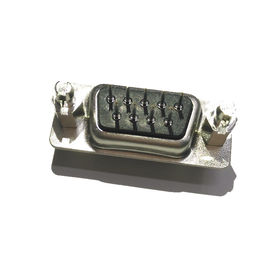 Gerade BAD 9P WCON DB9 Buchse, PBT-Schwarzes Sel.5U“ Au/Sn Tray Packing ROHS