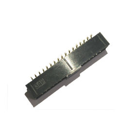Neigungs-Kasten-Titel-Verbindungsstück SMT-Art PA9T 34P 2.54mm mit KAPPE Goldblitz