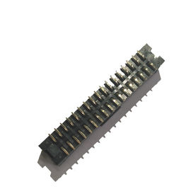 Neigungs-Kasten-Titel-Verbindungsstück SMT-Art PA9T 34P 2.54mm mit KAPPE Goldblitz