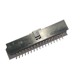 Neigungs-Kasten-Titel-Verbindungsstück SMT-Art PA9T 34P 2.54mm mit KAPPE Goldblitz
