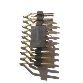 2 Pin-Titel-Verbindungsstück-männliche rechte rechtwinklige/SMT-Art PA9T mit POSTEN/KAPPE