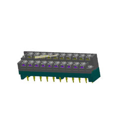 7.62*8.0mm Sperren-Verteiler-Verbindungsstück 2*14P mit Goldblitz des Verschluss-H=32.8 W=19.0 PBT