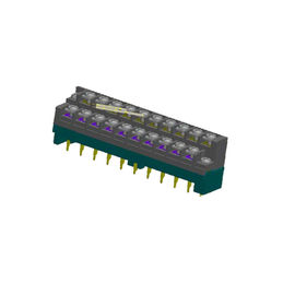 PBT-Goldblitz-Sperren-Verteiler 2*6P H=28.0 W=17.5 ohne Verschluss 7.62*7.8mm