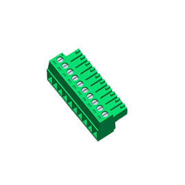 Grüner steckbarer Verteiler PWB-PA66 ohne Ohr 10P 3,50 weibliches WCON ROHS