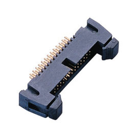 Klinken-Titels 1.27mm 40P PA9T des Schwarz-UL94V-0 des Ejektortitels rechtwinklige kurze Rohrverpackung