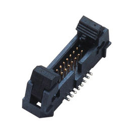 Klinken-Titels 1.27mm 40P PA9T des Schwarz-UL94V-0 des Ejektortitels rechtwinklige kurze Rohrverpackung