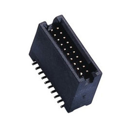 schwarzer Plastik-1,27 Kasten-Titel 50Pin SMT LCP mit Diff.Post-Hochtemperaturmaterial ROHS