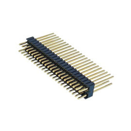WCON 1.27*2.54mm PWB-Titel-Verbindungsstück-Doppelt-Plastik-180° BAD PA9T Messing H=2.54