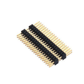 1,27 Millimeter Schwarzes UL94V-0 des BADES H=1.5 PA9T der rechtwinkligen hohen Temperatur Pin-Titels Plastik-