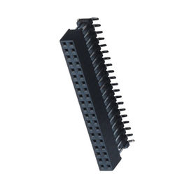 2.0mm Neigungsdoppelt-Reihenverbindungsstück addieren eine Plastik-SMT-Art LCP-Schwarzes ROHS