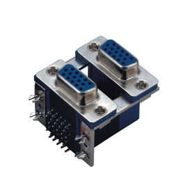 WCON D Shell Connector Right Angle 9 Art männliches Verbindungsstück-Doppelreihe Pin D