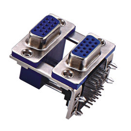 WCON D Shell Connector Right Angle 9 Art männliches Verbindungsstück-Doppelreihe Pin D