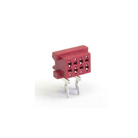 WCON-Draht zu Leiterplatten-Verbinder rotes 1.27mm mit rechtwinkliger/Bad-Frau