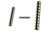 WCON 2,54 Millimeter ringsum Länge 8.3mm schwarzes ROHS Pin Header Singer Rows 180°DIP H=3.0 PPS