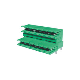 WCON 3.81mm Glasfaser grünes Matt-SN überzogenes L=12.6/27.9 des Neigungs-männliche Verteiler-Verbindungsstück-PA66