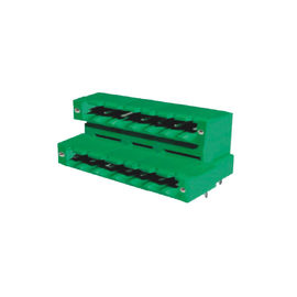 WCON 3.81mm Glasfaser grünes Matt-SN überzogenes L=12.6/27.9 des Neigungs-männliche Verteiler-Verbindungsstück-PA66