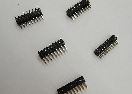 PDA 3 Pin Header Right Angle, des Titel-Verbindungsstücks PA9T 2Mm doppelte Reihe